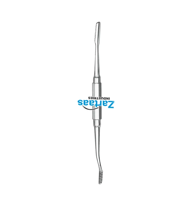 2024 High Quality Stainless Steel Miller Colburn Bone File Dental Instrument 18.5 cm Fig 4