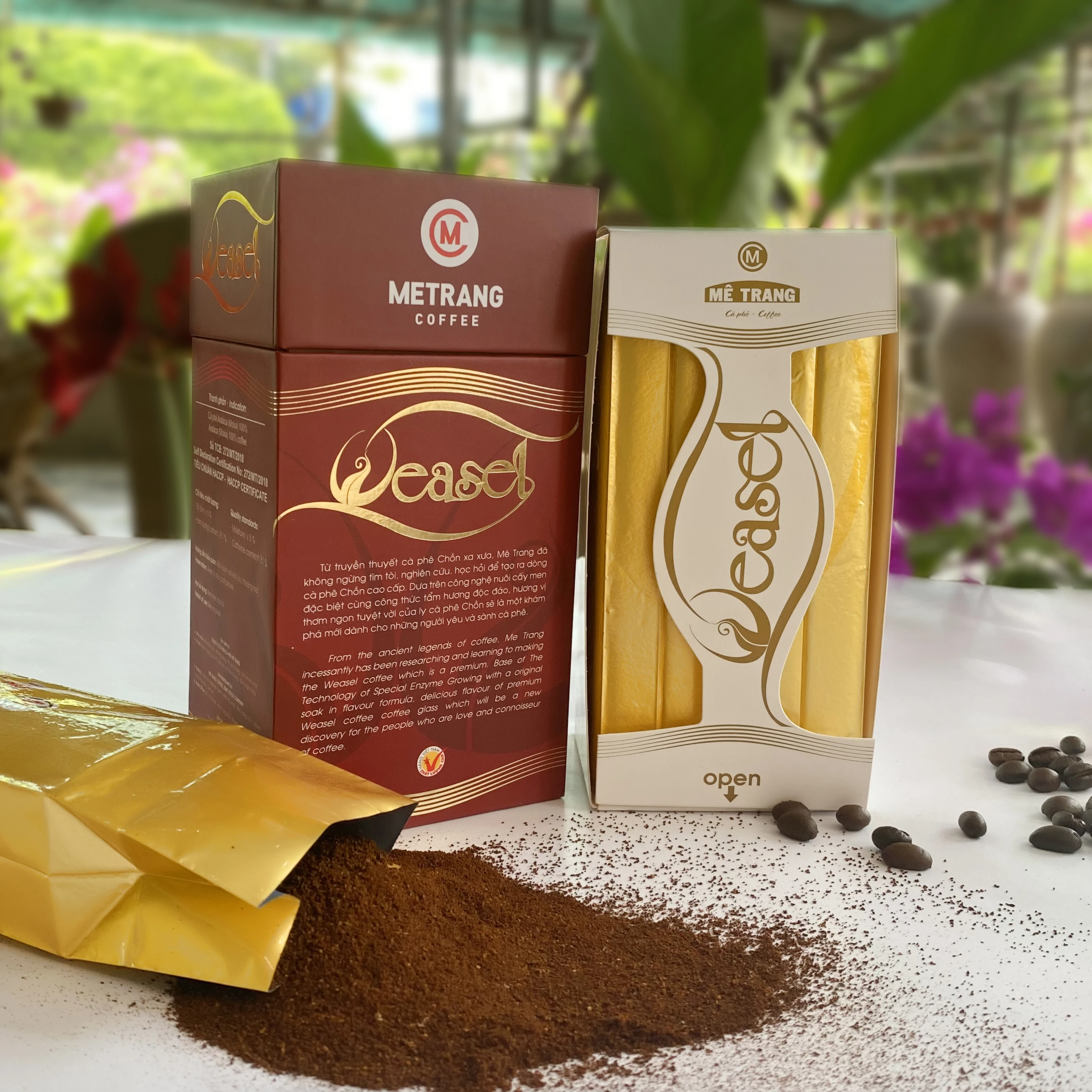 Premium Style Phin Filter Use Arabica OEM/ODM Service gift coffee COFFEE BEAN POWDER Premium Weasel Ground Coffee From Vietnam