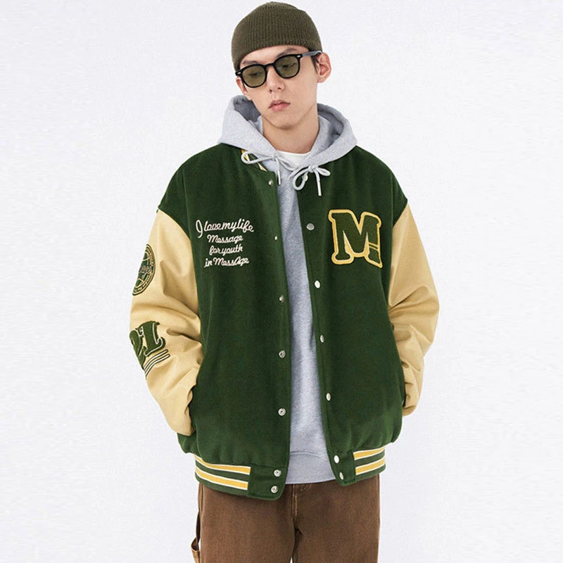 Superiour quality Varsity Jackets Custnom Design Wholesale Woolen Leather Sleeves Embossing logo design Varsity Letterman Jacket
