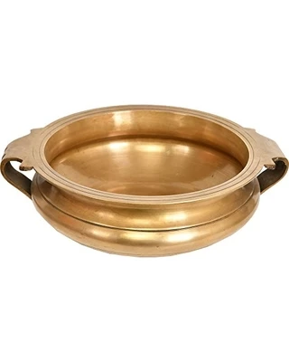 Modern Theme Metal Urli Diya Pack of 3 With Brass For Interior Home Decor Diwali Bowl Diya For Home Decoration