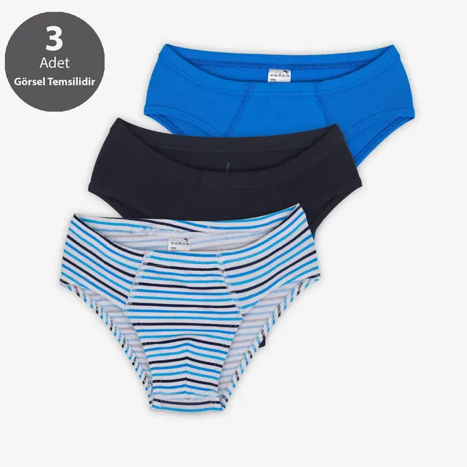 Оптовая продажа 3 упаковки детские смешанные боксеры и Slip-M17