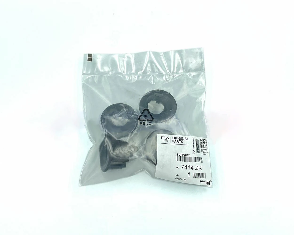 Genuine 4Pcs Rear Parking Sensor Mount Kit For Peugeot Partner Citroen Berlingo 7414ZK