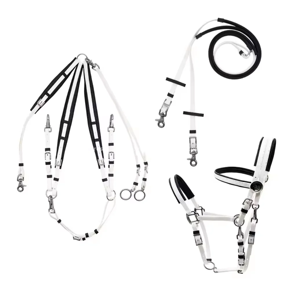 Wholesale Horse Endurance Full Set in Leather Includes PVC Nylon Halters Bridle Style Tack Equipment Drop Shipping Available