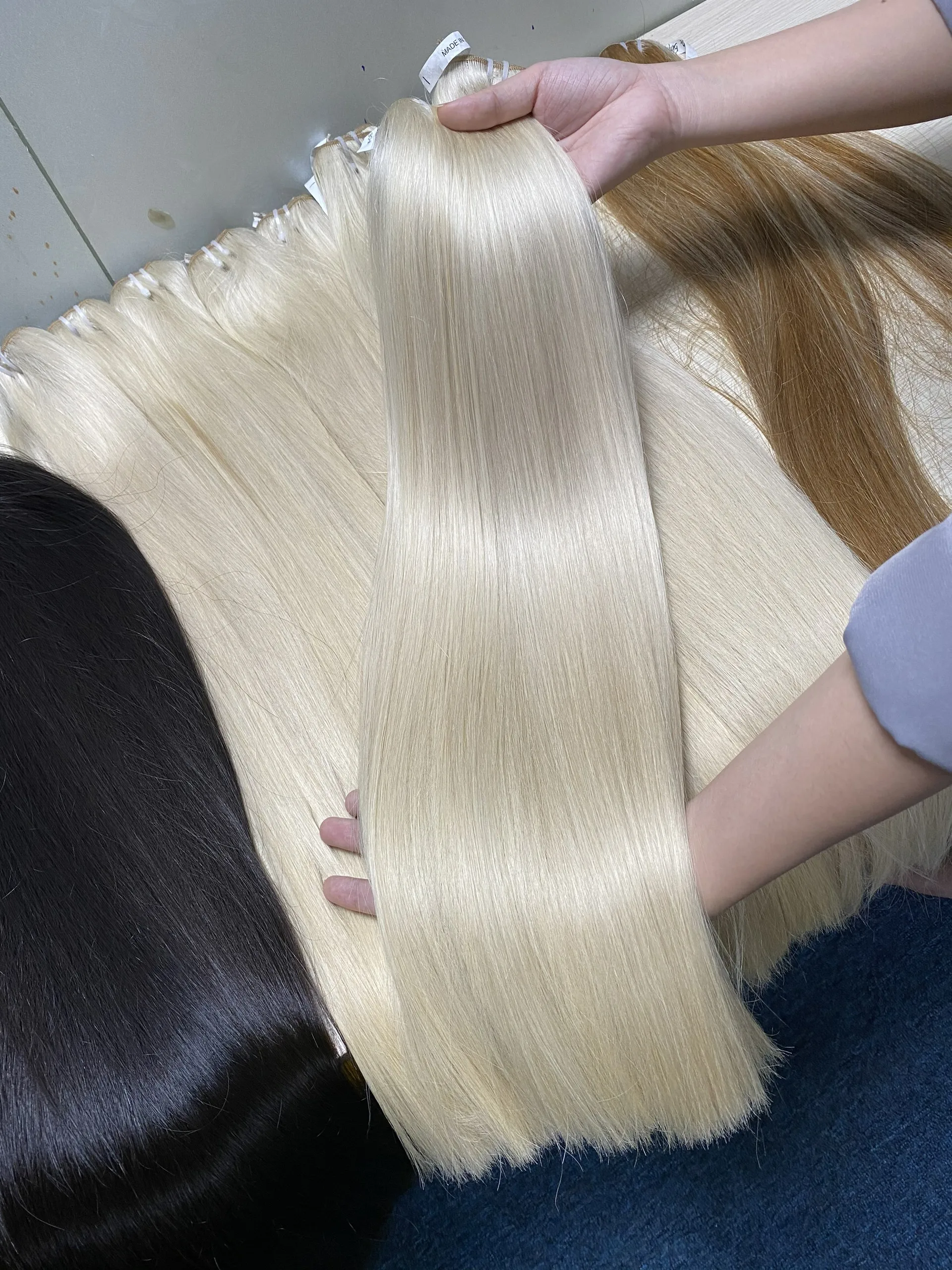 High Quality Raw Vietnamese Hair Bundles 100% Virgin Unprocessed Bulk hair extention