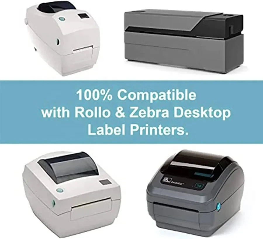 Wholesale Durable Waterproof Matte Self-adhesive Custom Colored Die Cut Thermal Label Sticker