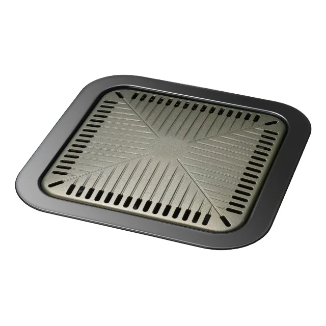 RB-2871 yakiniku гриль тарелка Корейский барбекю гриль стол барбекю 32x32 см