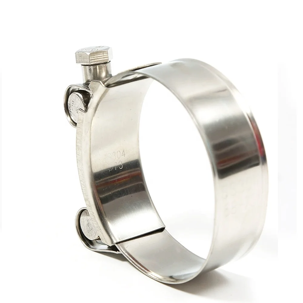 China Wholesale custom 316 304 Stainless Steel Strong Throat Hoop European Style Hose Clamps