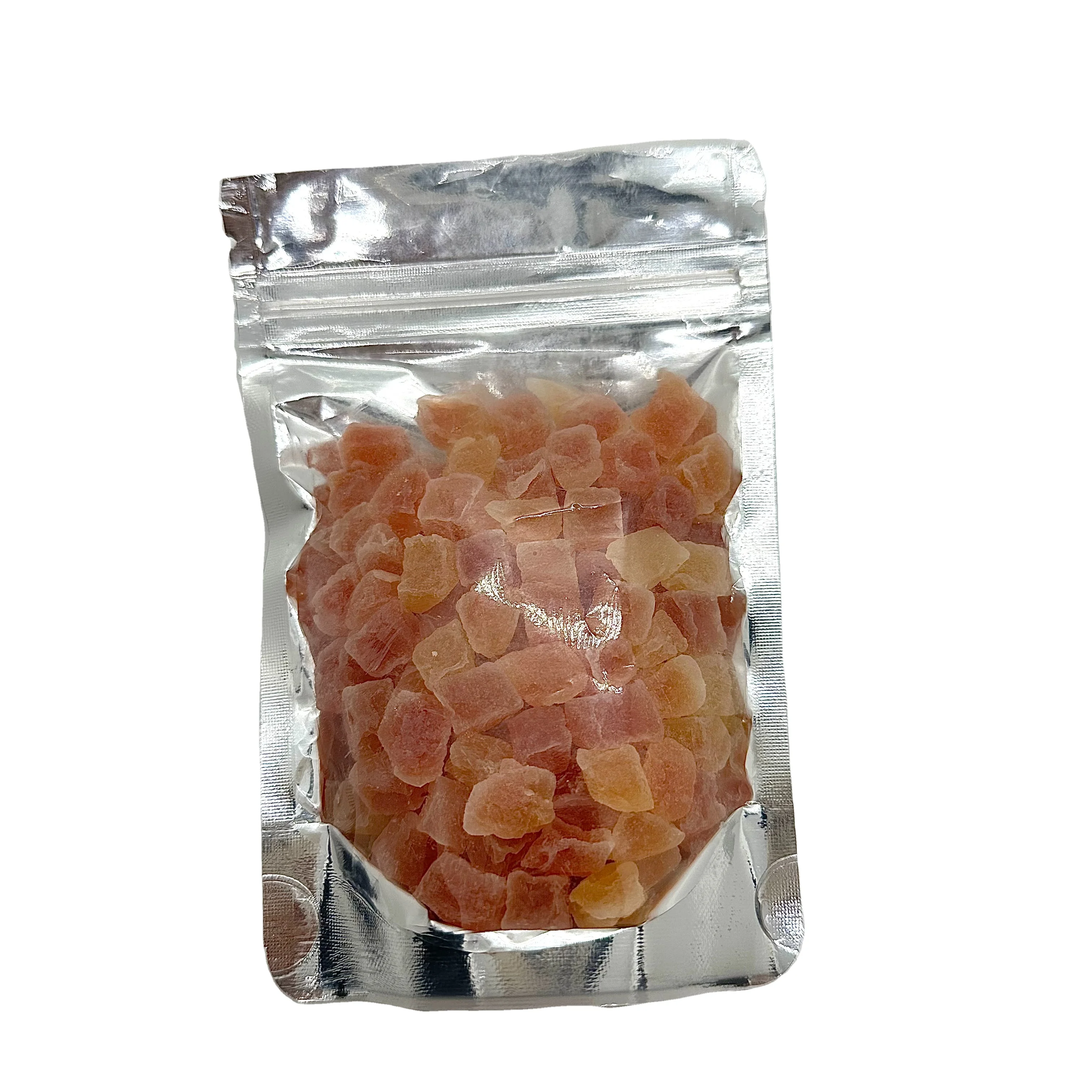 Papaya Dice dried fruits exported from Thailand manufacture by Siang Heng Factory