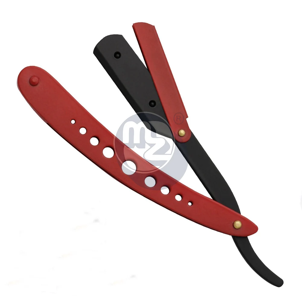 Set of 4 Best Quality Smart Straight Cut Throat Shaving Clip on Razor Barber Salon Best Cheap Price