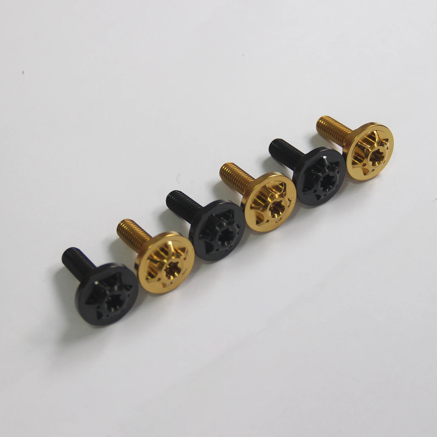 M8 x 15 20 25 30 35 Titanium Low Profile Torx Washer Bolt Screw 1.25 t40 Black