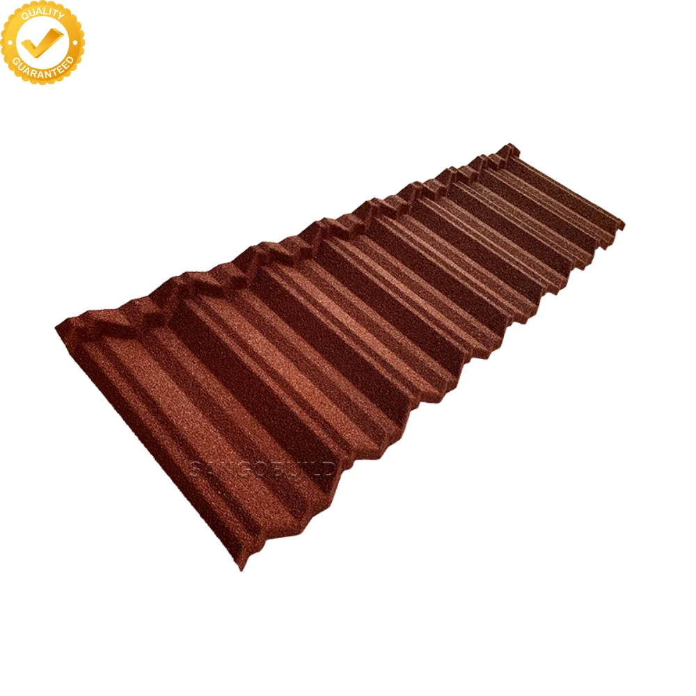 Waterproof Corrugated 50 years Durable Colorful Stone Coated Metal Roofing Tile Shingles Roof