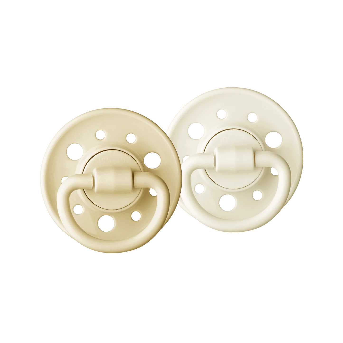 Set of 2 round GAÏA pacifiers 0-6 months