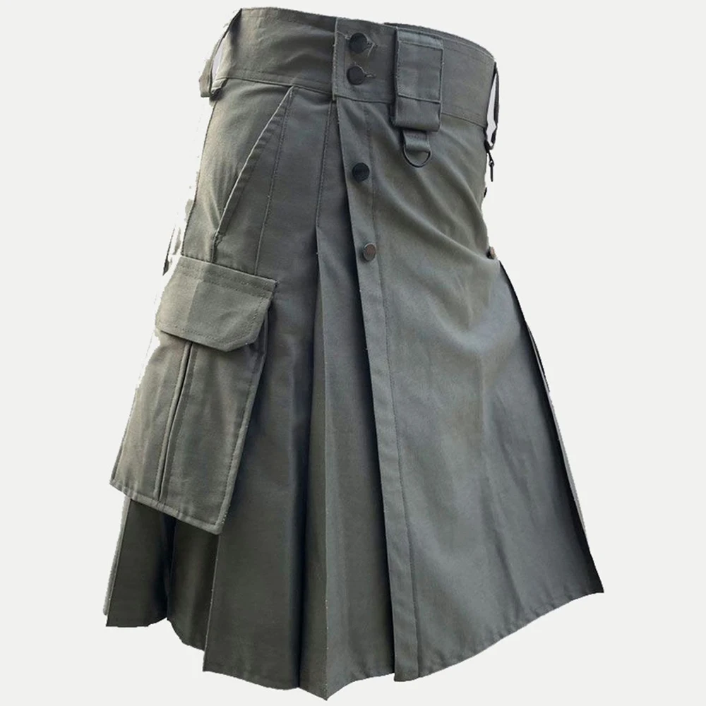 New Arrival Custom Printed Design Scottish men Utility Kilts For Sale Adults Wear Best Quality Scottish Gents Utility Kilt