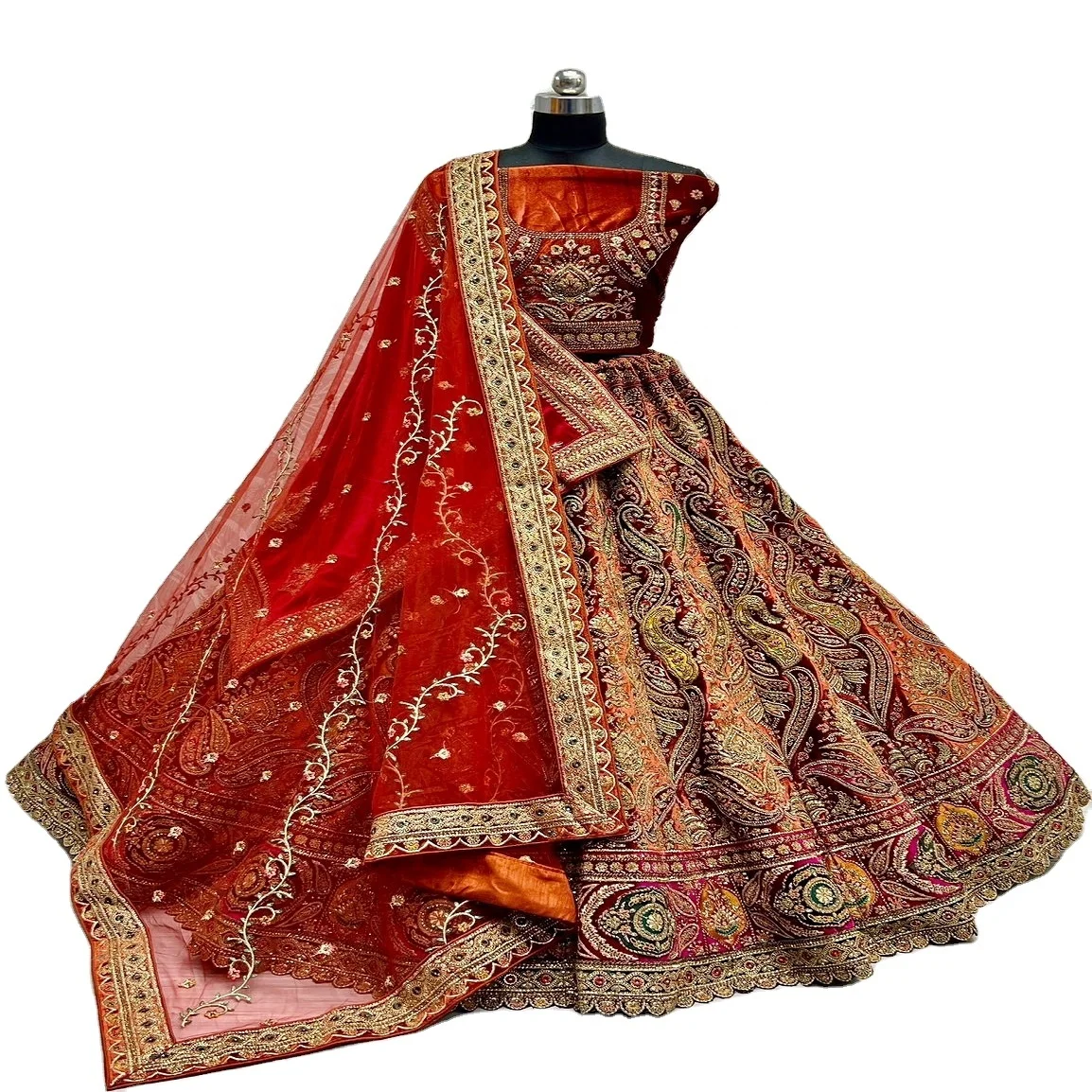 Hot Selling Beautiful Bridal Lahnga Choli Buy Direct From Manufacturer New Design Wedding Lahnega Choli For Elegant Women India