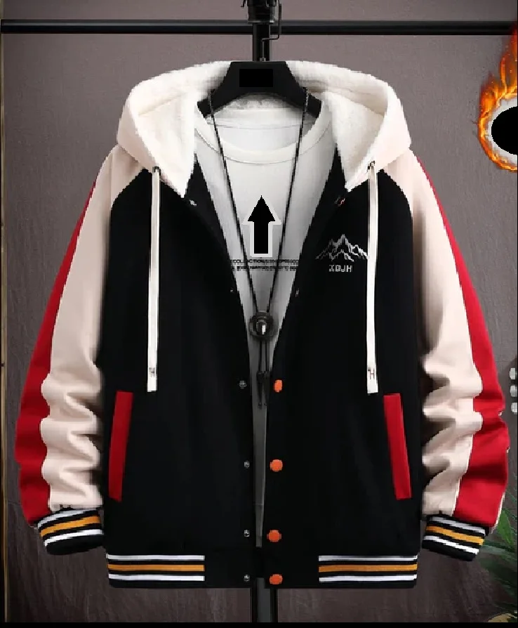 Made in pakistan new 2024 wholesale letterman baseball racing nascar vintage men leather varsity jacket with hood mens clothing