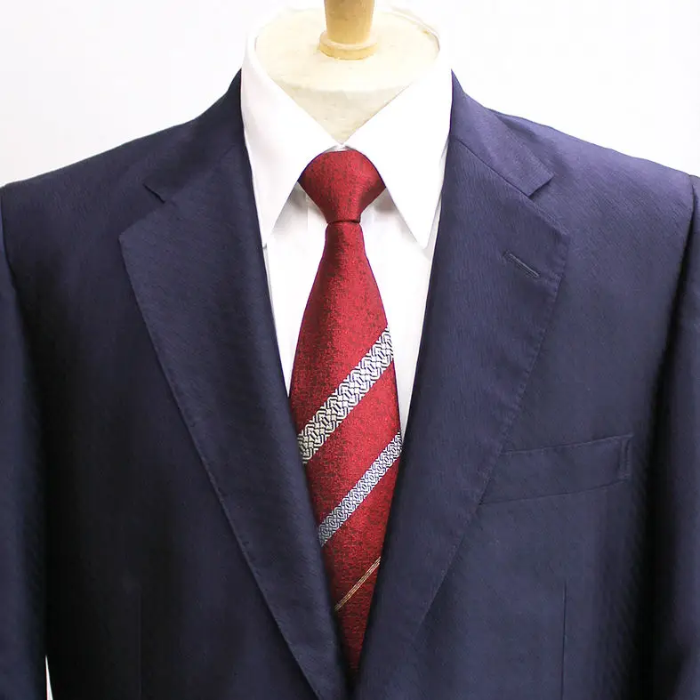 Hot sale high design quality fashion clothes 100% silk Jacquard fabric Neck tie Japanese traditional Woven