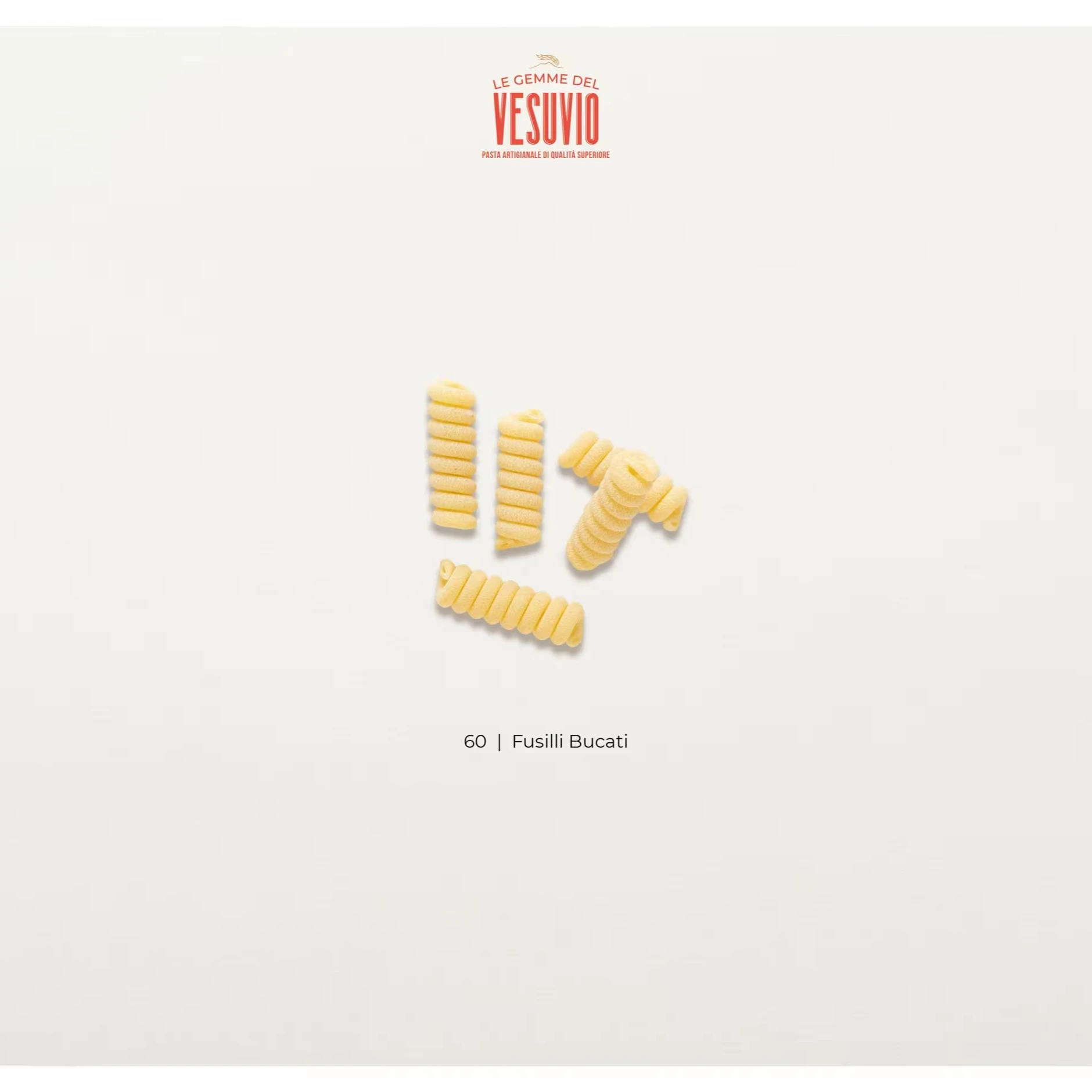 Artisanal Fusilli Bucati 100% from Naples  Healthy Gourmet Italian pasta traditional for food lovers