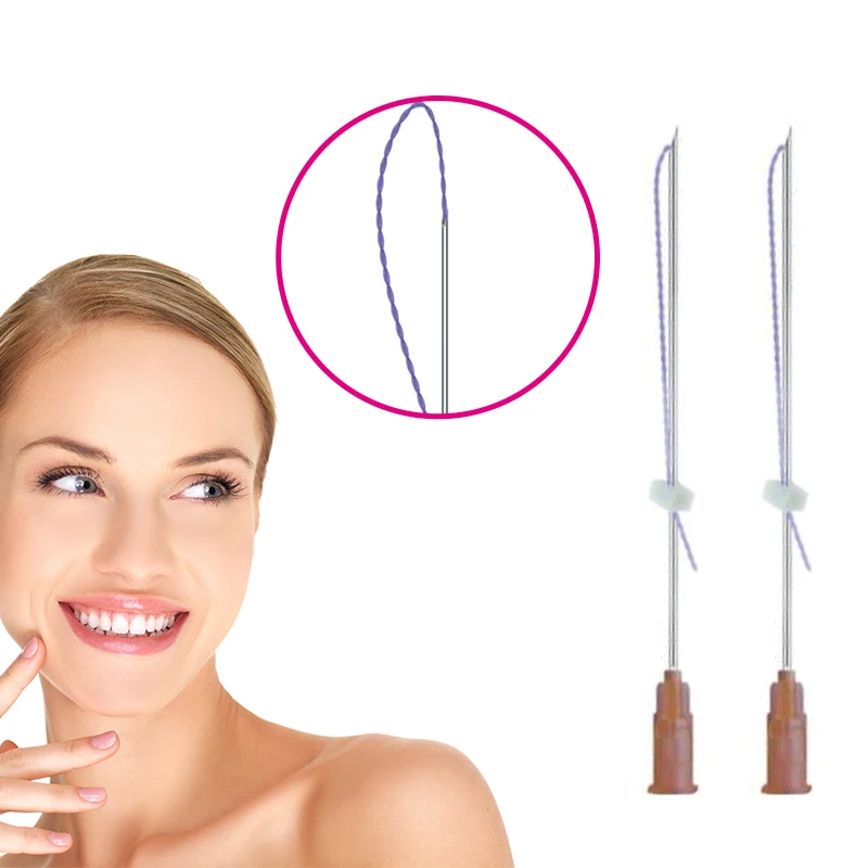 high quality korea nasolabial folds face lift 26g 38mm 60mm models facial lifting tornado pdo thread