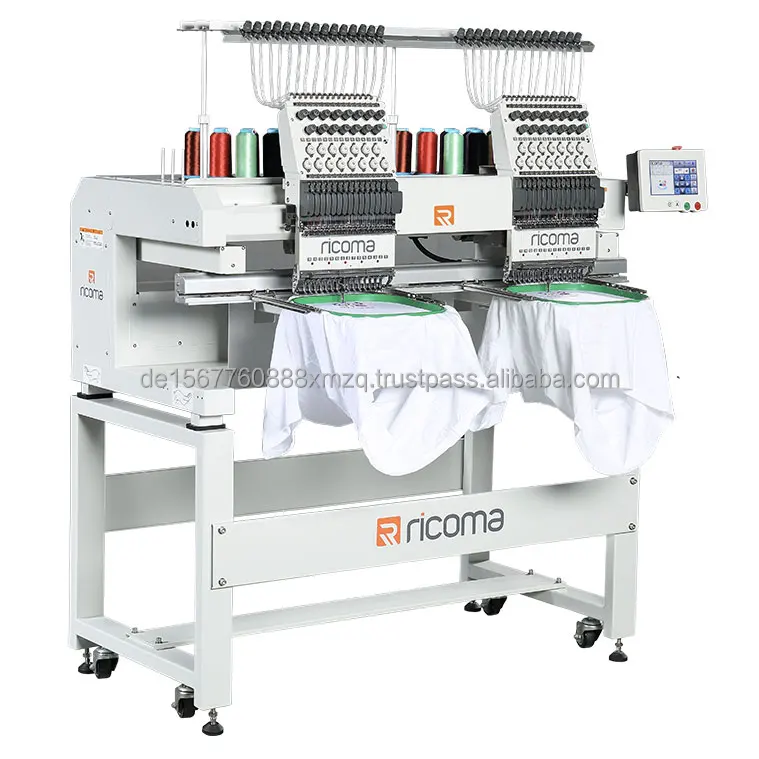RICOMA MT 1502 Embroidery Machines sewing machine industrial 2 head embroidery machine