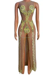 Fashion Tassels Mirrors Waist Design Leotard Performance Dance Costume Bodysuit Silver White Sexy Backless  Singer Clothing