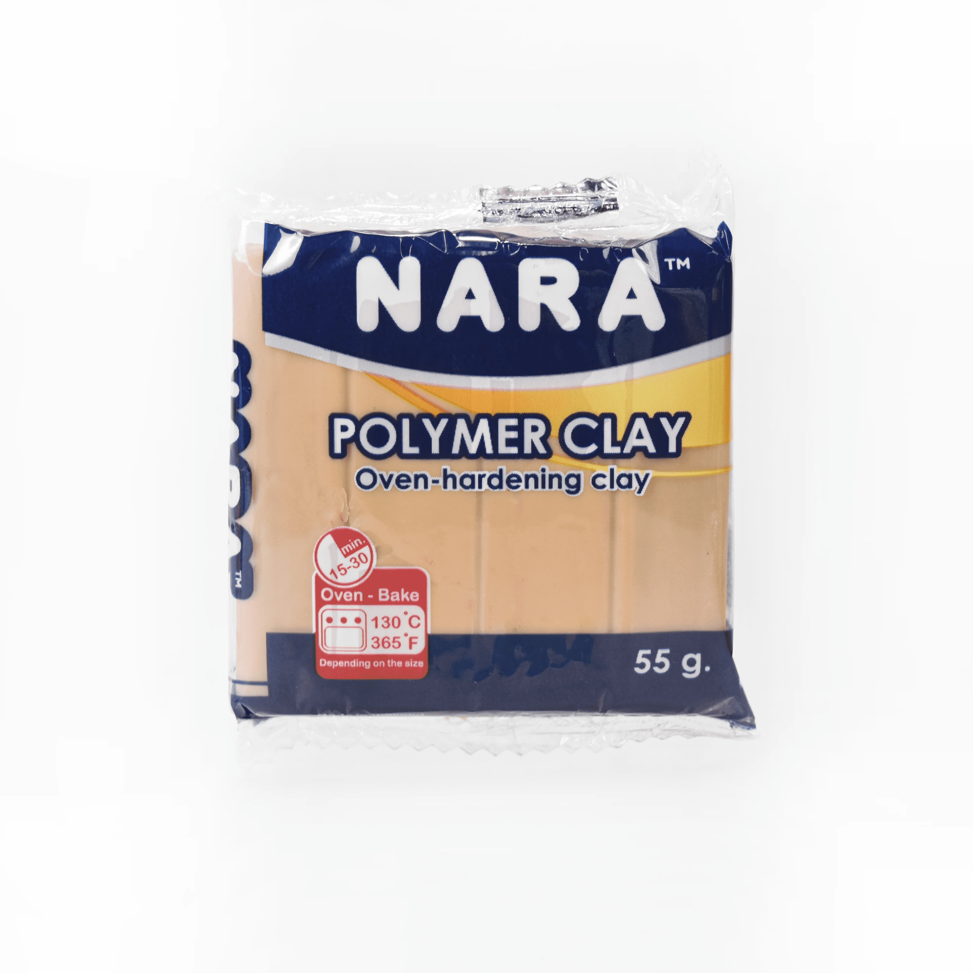 Polymer Clay Non-Toxic Perfect for Make and Bake, Egg Shell Colors 55g,1single colorful Hot Sale NARA Brand Wholesale Thailand