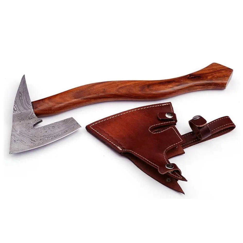 Customized Logo 100% High Quality Reasonable Price Damascus Steel Axes / 2022 Latest Design Damascus Steel Axes