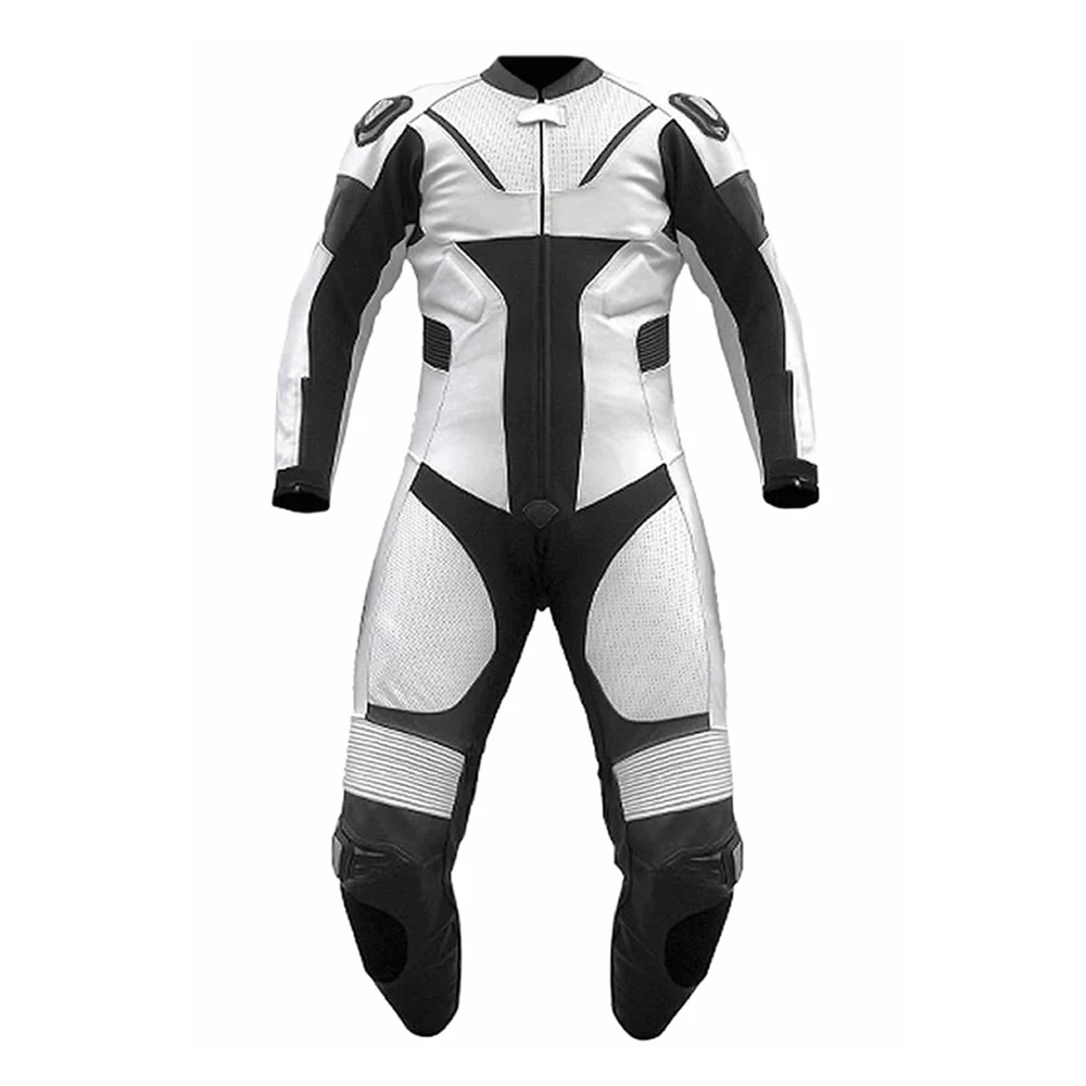Best Quality Gents Motorbike Suits in Genuine Leather Multi Color Durable Rider Protection Armor Leather Suits