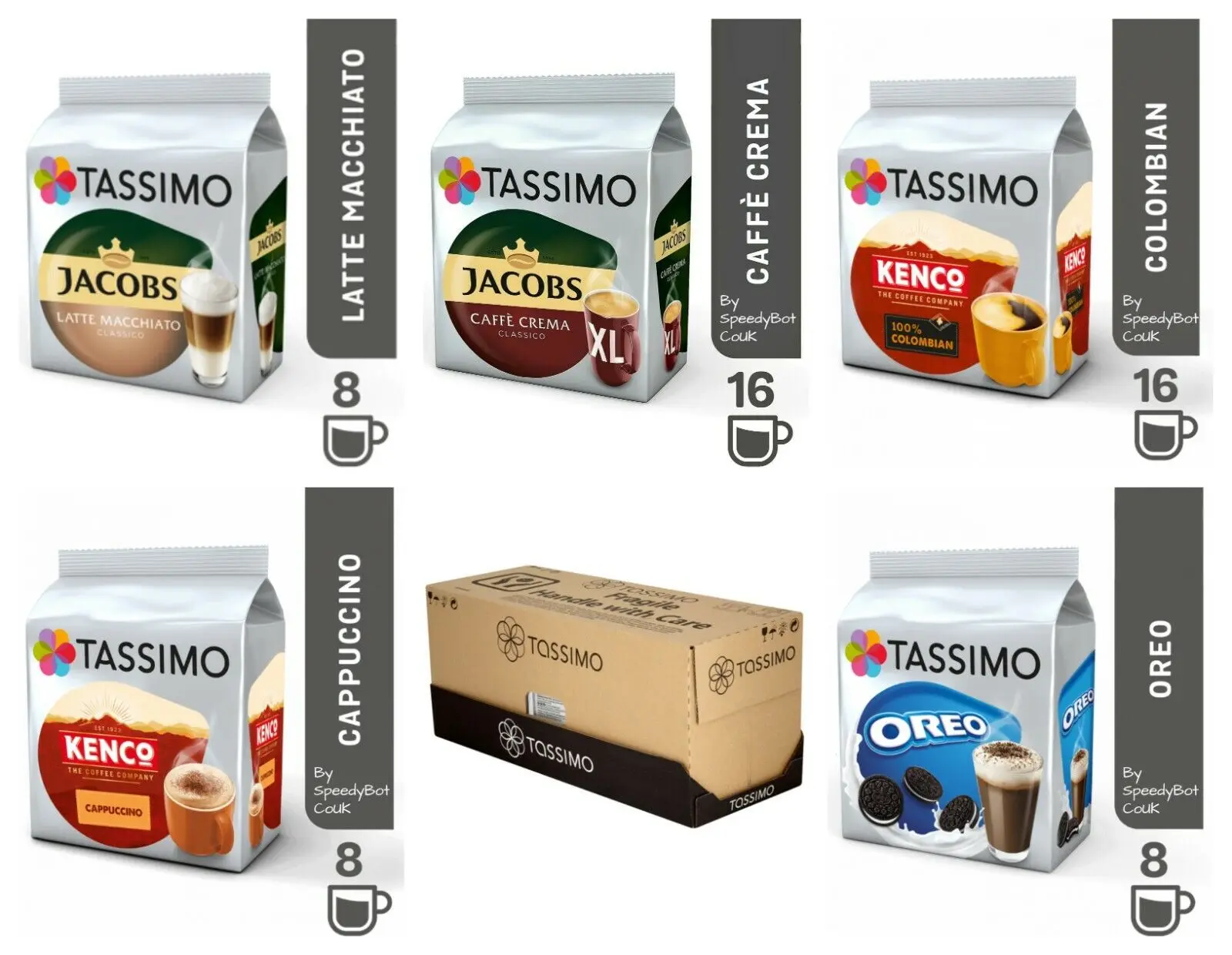 Wholesale Tassimo Kenco Cappuccino Coffee Pods, coffee, tea & espresso supplies