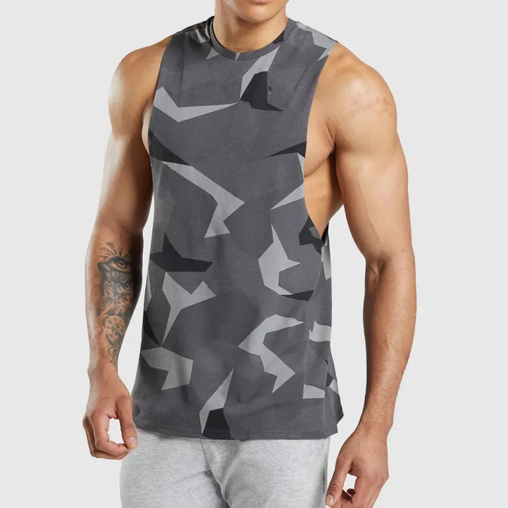 Pakistan Supplier Custom Made Vests Singlets Men Customized Fitness Wear Men Tank Top For Fitness