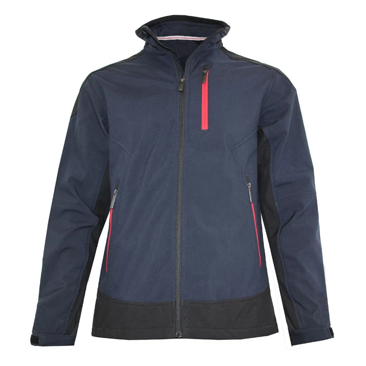 Good Quality Custom Embroidery Print Waterproof Jackets Plus Size Mens Outdoor Casual Polyester Softshell Jacke