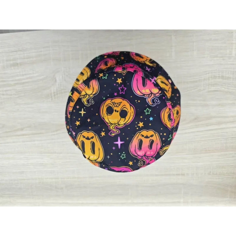 Halloween pumpkin Logo Hot Selling Plain Bucket Hat Wholesale 100 Percent Polyester Adult Kids