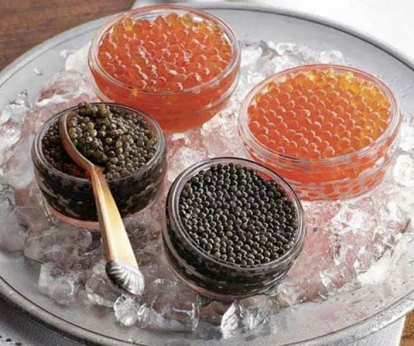 Factory Price Seafood Black and Red Caviar
