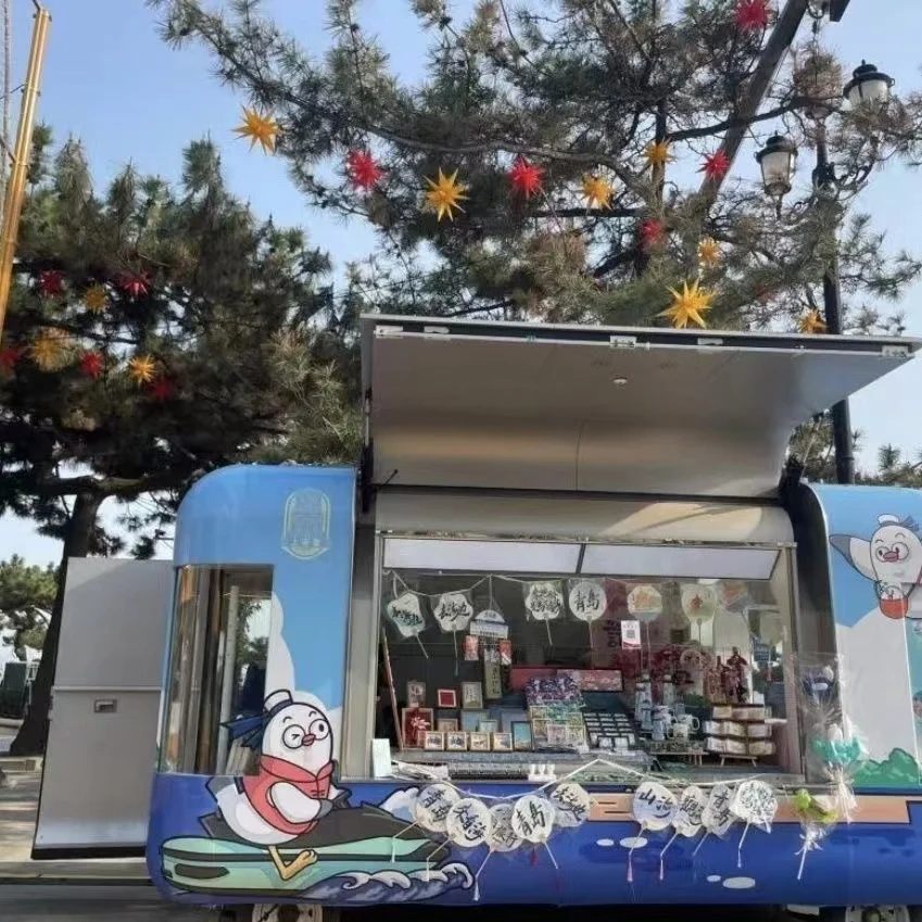Индивидуальные продукты питания stallfast food грузовик пицца мороженое мобильный торговый автомат boothcoffee трейлер