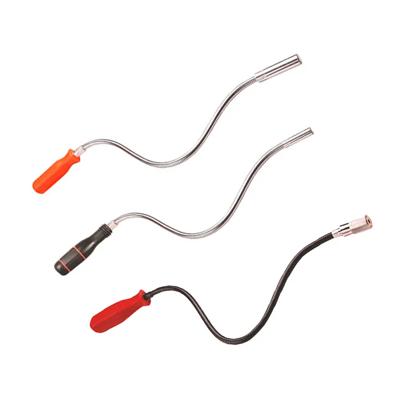 NEW 24 inch 610mm Flexible Magnetic Pickup Tool Retrieving Arm Pick Up Tools Outdoor Keys Picker Magnetic Magnet Tool