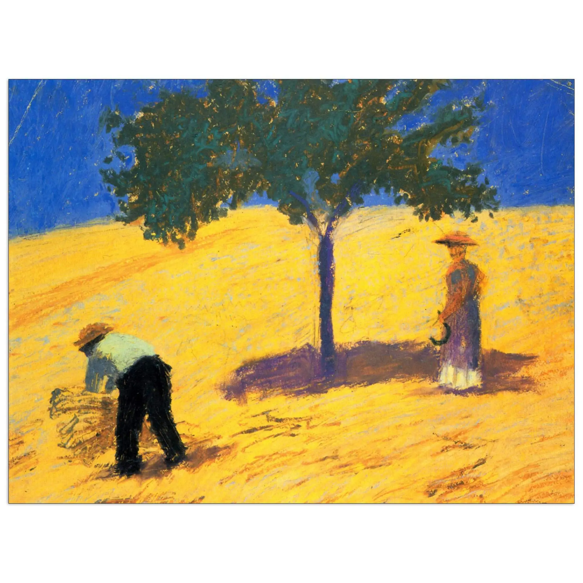 Museum Macke August decorative panel, ready to hang.