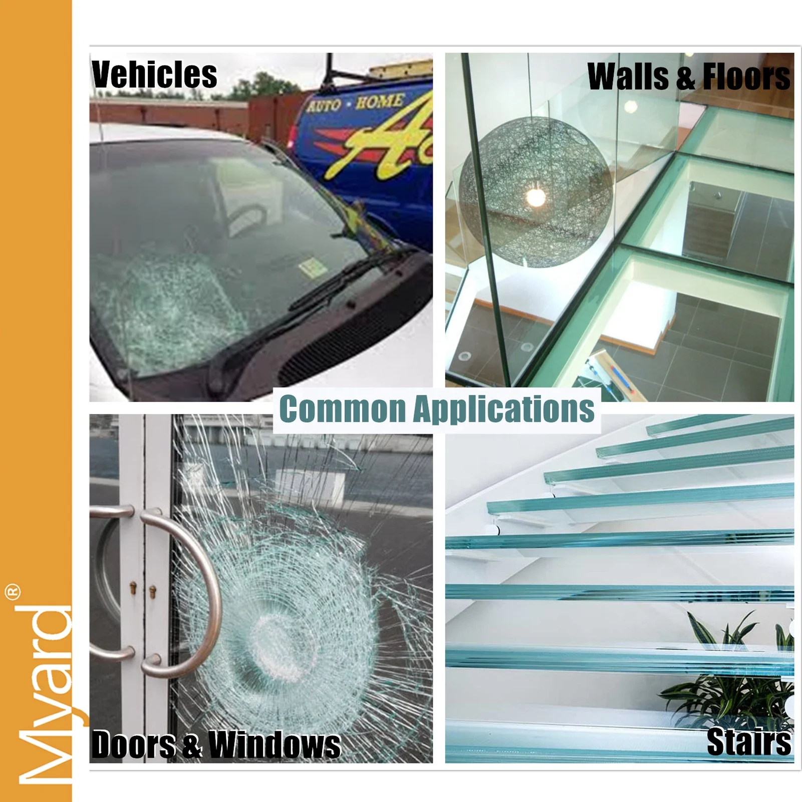 Excellent Design Long-Lasting 3-Layer Laminated Glass Deck Balusters For Indoor And Outdoor