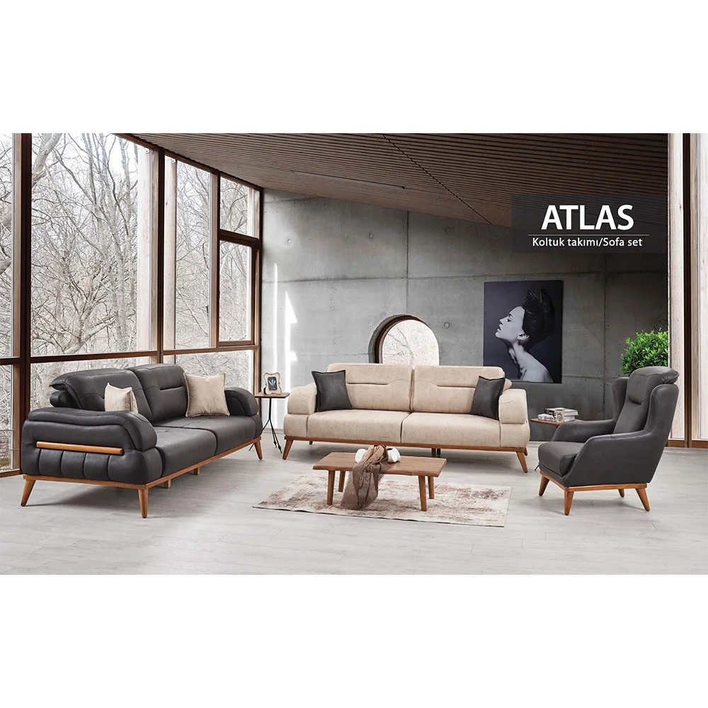 Modern Living Room Furniture Sofa Set Sofa Bed with stainless waterproof Fabric Turkish Furniture Chesterfield Sofa Set with Bed