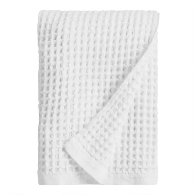 Best Waffle Towel for Bathroom Beach Spa Sauna Gym Luxury 100%  Organic Cotton Waffle Weave Towel  Soft Bath Sheet