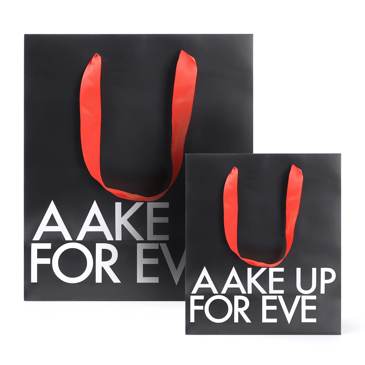 Printed Luxury Gift Paper Shopping Bag Wholesale Black Shopping Gift Paper Bag with Handle The Paper Bag ismade