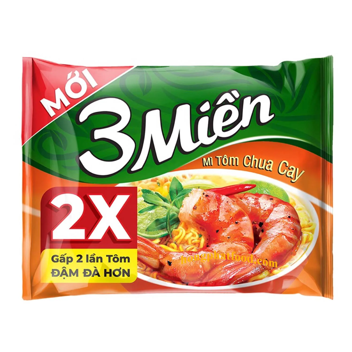 Wholesale of Reev-a 3 Mien Sour And Hot Shrimp Instant Noodle bag 65g - OEM private brand instant noodle gluten free Easy Cook