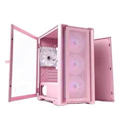 Розовый M-ATX компьютерный корпус для игровой esport