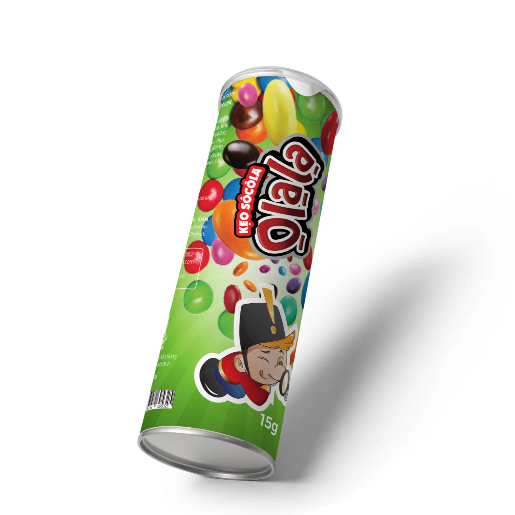 BEST SELLING FREE SAMPLE  LOW TRANS FAT HALAL CHOCOLATE COATED CANDY WITH COLORFUL SUGAR BAG/TUBE