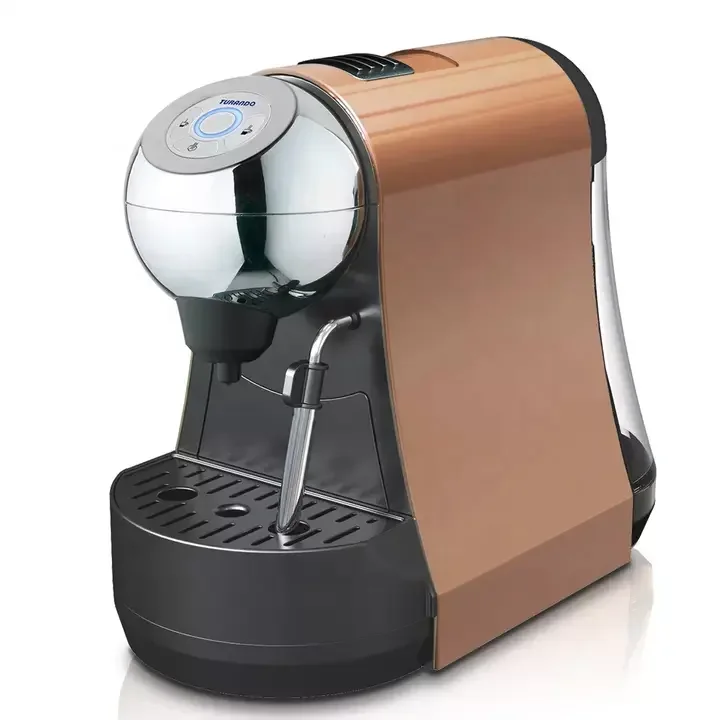 Factory wholesale price 20 bar capsule coffee maker with milk frothering steam wand  portable coffee machine