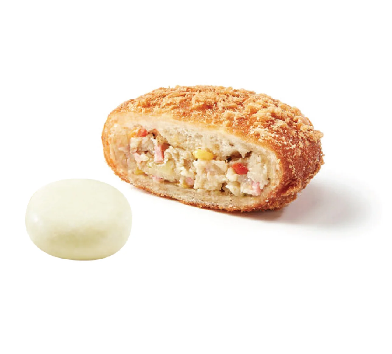 Fishcake Croquette - SPL RTP ready to proof frozen dough korean dessert crust savory bakery boulangerie South Korean K-food