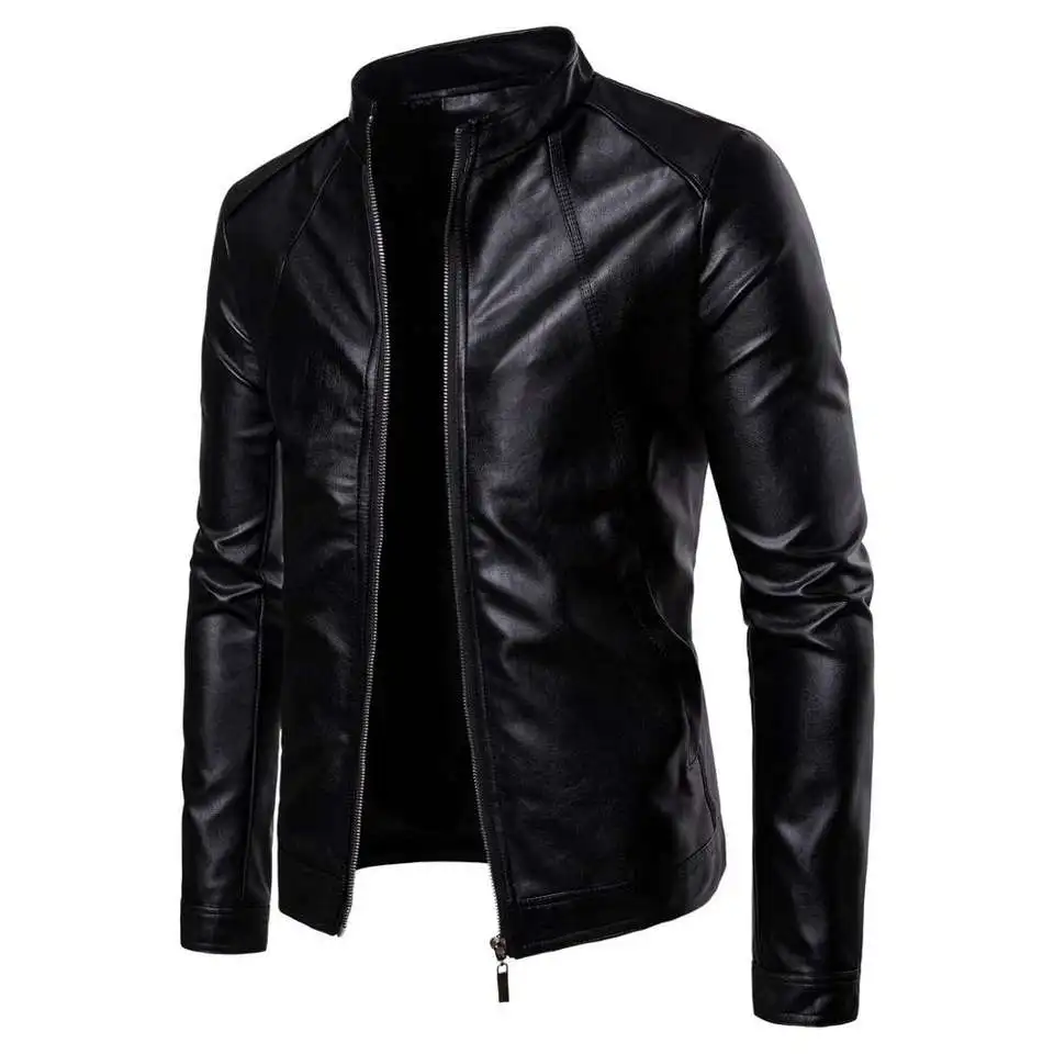 Wholesale Hot Selling High Quality Light Weight Best Design 2024 Men Leather Jacket On Sale Now