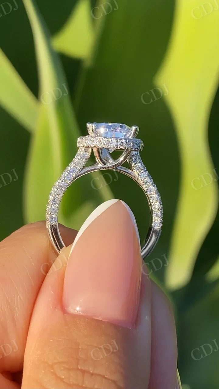 GRA Certified 2 Carat Pear Shape Moissanite Engagement Ring Antique Design Diamond Wedding Ring For Women Fashion Jewelry