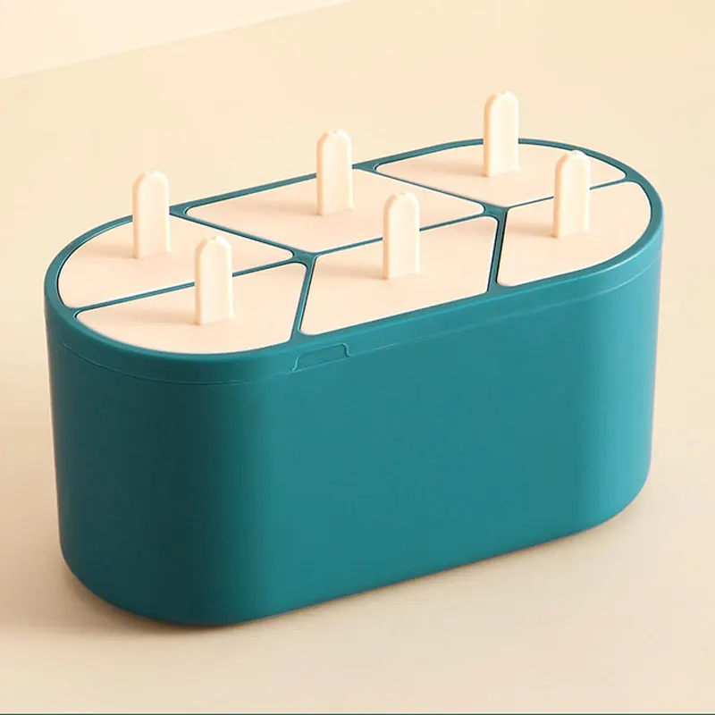 Best Supplies Homemade PP Custom Fruit Cream 6 Cavity Plastic Tray Logo Filling Popsicles Tray Molds