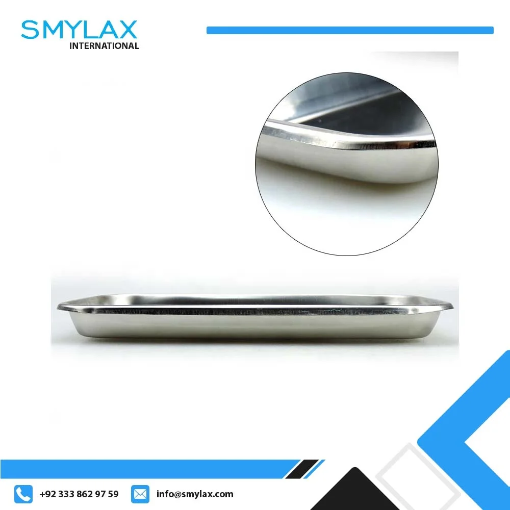1pc Stainless Steel Medical Surgical Tray Plate Dental Storage Holder Dentist Tools Dish Storage Box For Clinic Tooth Care