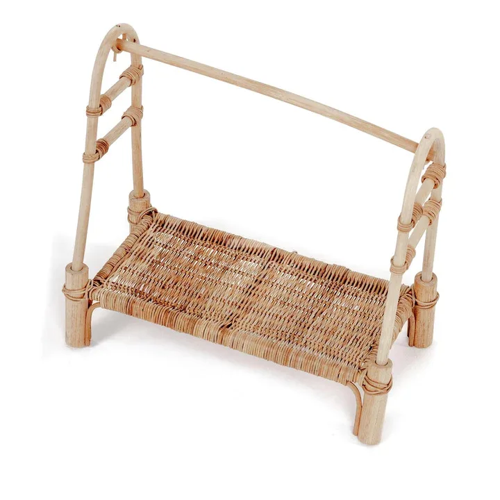Rattan Doll Clothing Rack with 3 Hangers | High End Doll Furniture with sale price upto 40% discount