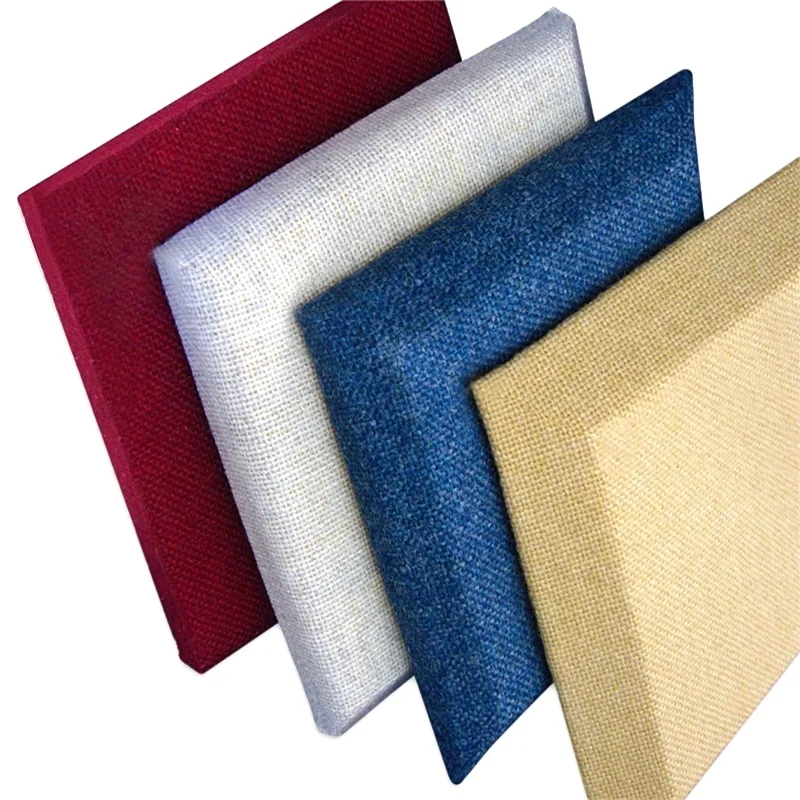 Soundproofing Fiberglass Wall Soundproof Hexagonal Sound Isolation Fabric Acoustic Panel